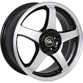 Диски Cross Street CR-14 5.5x14 4*100 ET43 DIA60.1 BKF Литой купить с бесплатной доставкой в пункты выдачи в Петербурге